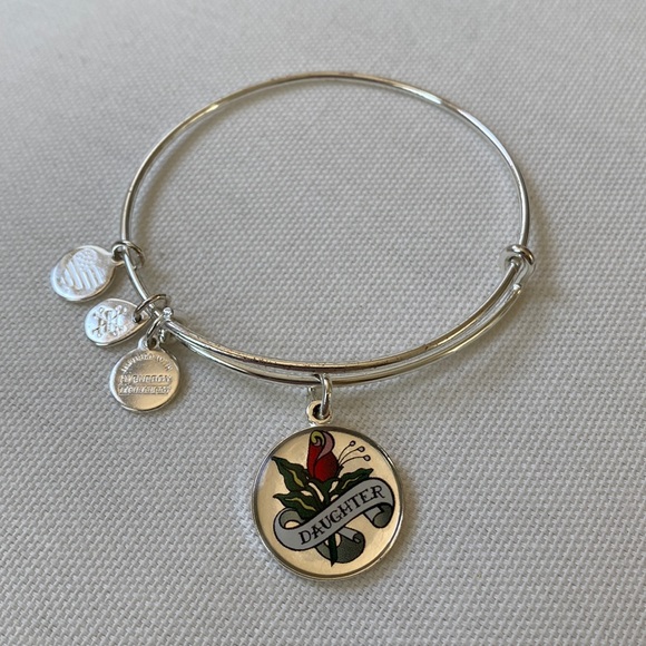 Alex & Ani “Daughter” Charm Bangle - Picture 1 of 3